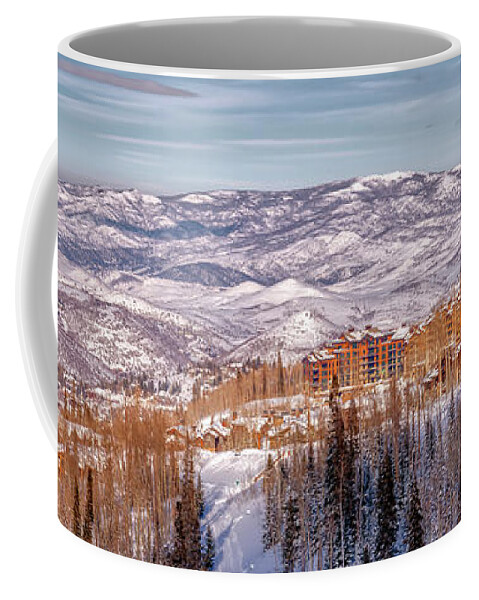 Park City Coffee Mug featuring the photograph Deer Valley Vista by Donna Twiford