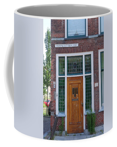 Delft Coffee Mug featuring the photograph Welcome to Delft Holland by Patricia Caron