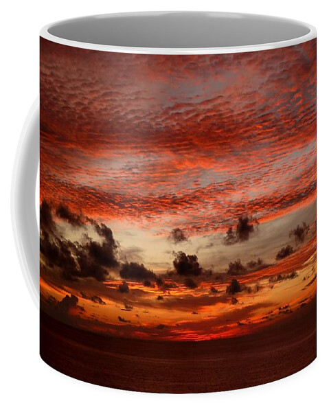Ocean Coffee Mug featuring the photograph Delightful Sunset In The Indian Ocean by Ocean View Photography