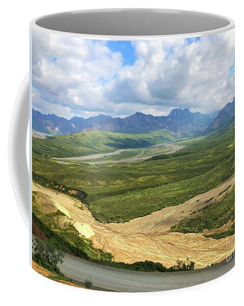 Alaska Coffee Mug featuring the painting Denali National Park by Jeanette French