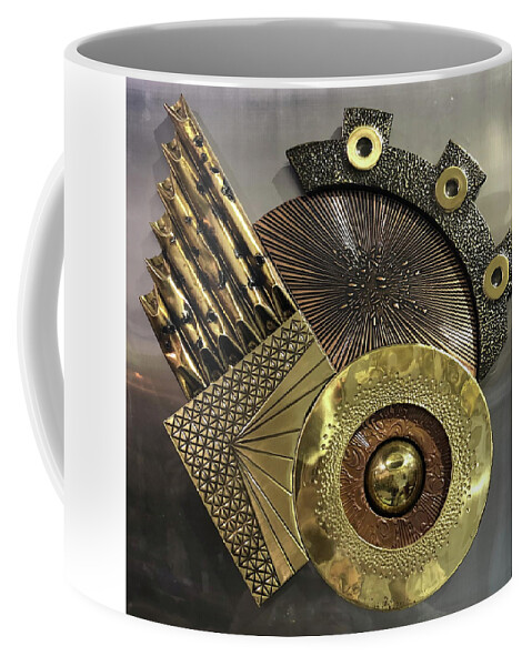 Brutalist Coffee Mug featuring the photograph Deus Ex Machina by Andrea Kollo