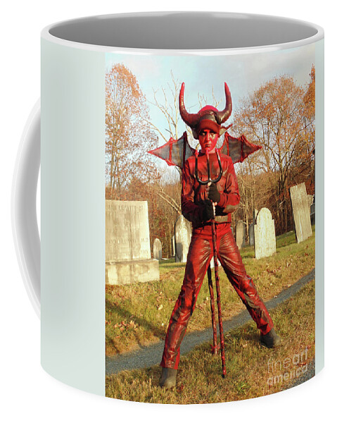Halloween Coffee Mug featuring the photograph Devil Costume 2 by Amy E Fraser