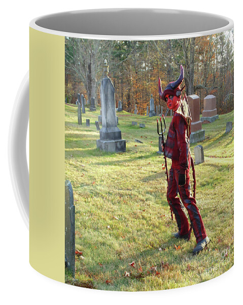 Halloween Coffee Mug featuring the photograph Devil Costume 9 by Amy E Fraser