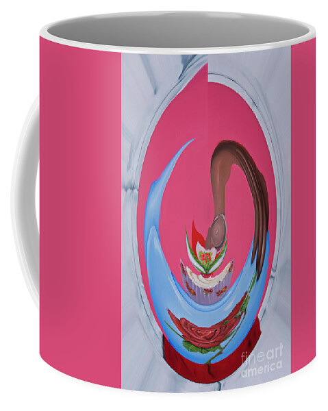 Tea Coffee Mug featuring the digital art Digital I High Tea by James Lavott