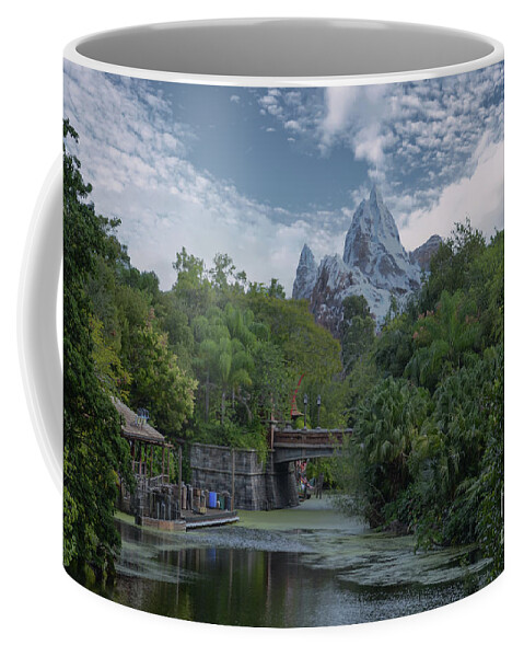 Mountain Coffee Mug featuring the photograph Disney World Mountain by Dale Powell