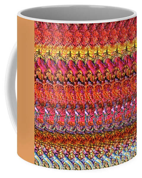 Autostereogram Coffee Mug featuring the digital art DNA Autostereogram Qualias Gut 1 by Russell Kightley