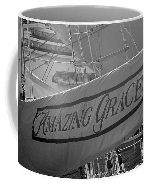 Amazing Grace Coffee Mug featuring the photograph Docked in Puerto Rico by Debra Grace Addison