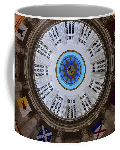 Boson Coffee Mug featuring the photograph Dome of the Boston Custom House by Thomas Marchessault