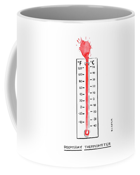 Doomsday Thermometer Coffee Mug by Brendan Loper - Conde Nast