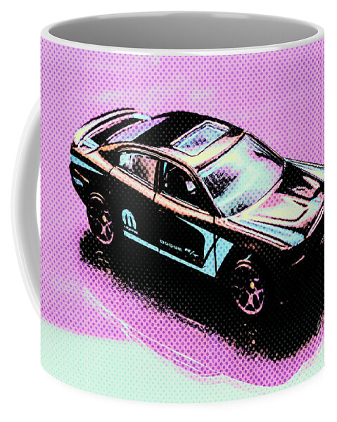 Pop Art Coffee Mug featuring the photograph Dotted Dodge by Jorgo Photography