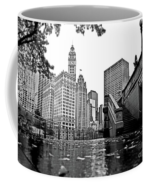 Chicago Coffee Mug featuring the photograph Downtown Chicago from Riverwalk South by Carlos Alkmin