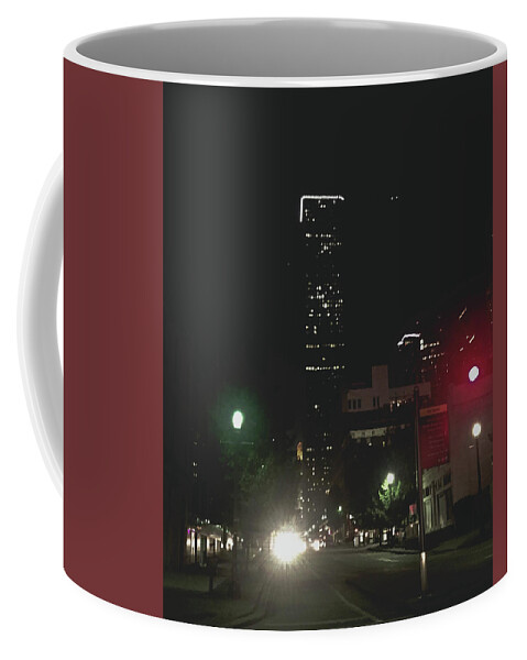 Modern Coffee Mug featuring the photograph Downtown by Kelly Thackeray