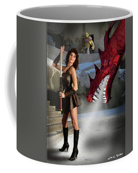 Dragon Coffee Mug featuring the photograph Dragon Breath by Jon Volden