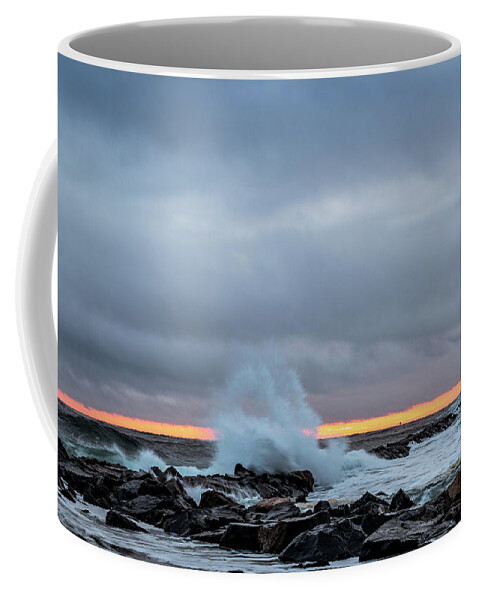 New Hampshire Coffee Mug featuring the photograph Dramatic Beginnings. by Jeff Sinon