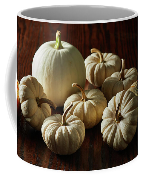 Food Coffee Mug featuring the photograph Dramatic Pumpkins #3 by Cuisine at Home