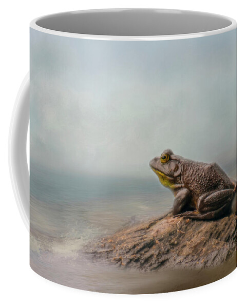 Frog Coffee Mug featuring the photograph Dreaming by Cathy Kovarik