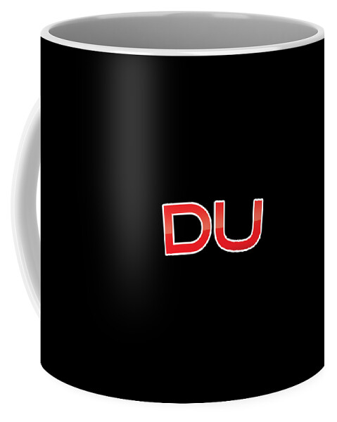 Du Coffee Mug featuring the digital art Du by TintoDesigns