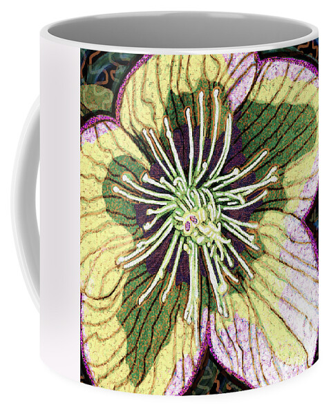 Crocus Coffee Mug featuring the digital art Early Spring Flower by Rod Whyte