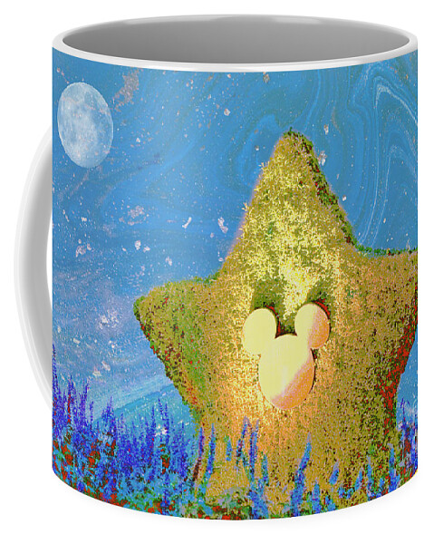 Topiary Coffee Mug featuring the photograph Ears To The Star Of The Cosmos by Diann Fisher