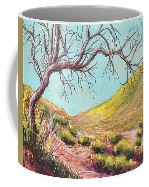 Landscape Coffee Mug featuring the painting East Franklins by Candy Mayer