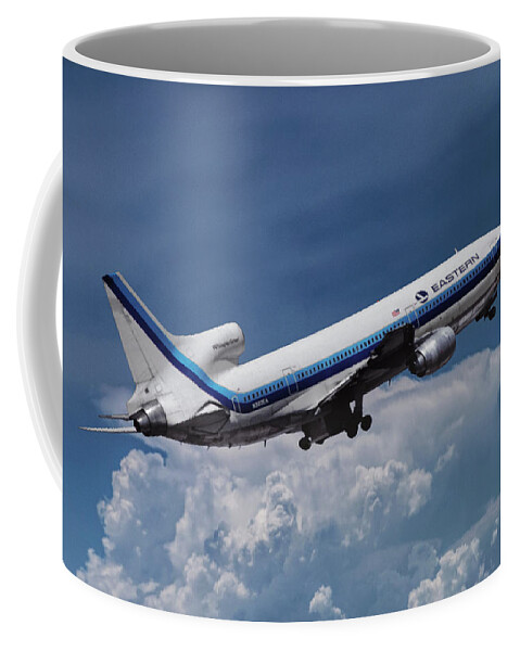 Eastern Airlines Coffee Mug featuring the photograph Eastern Whisperliner L-1011 by Erik Simonsen