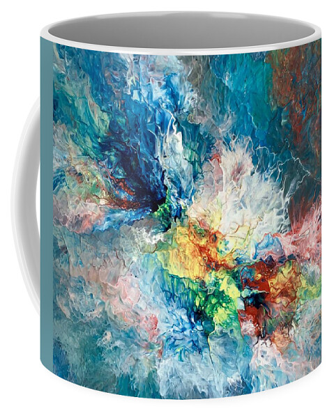 Painting Coffee Mug featuring the painting Elysian Fields by Steve Chase