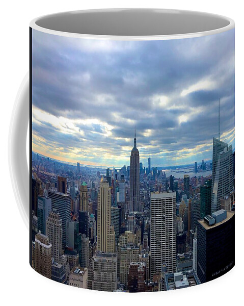 Empire State Building Coffee Mug featuring the photograph Empire State by Chris Montcalmo