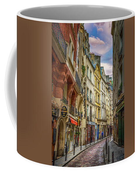 Paris Coffee Mug featuring the photograph Empty Streets of Paris by Darren White