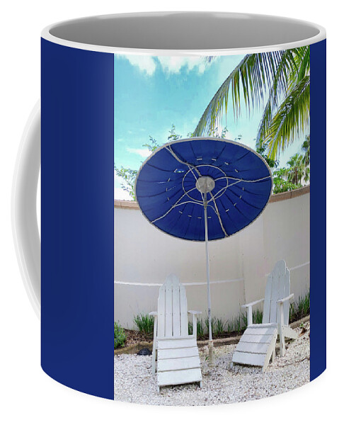 Umbrella Coffee Mug featuring the photograph Endless Summer in the Garden by Portia Olaughlin