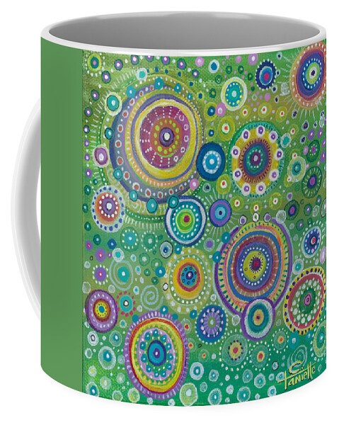 Energy Coffee Mug featuring the painting Energy by Tanielle Childers