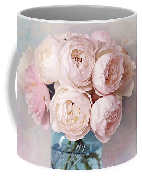 Still Life Coffee Mug featuring the photograph English Roses by Sylvia Cook