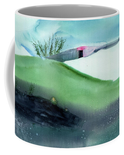 Nature Coffee Mug featuring the painting Entrance by Anil Nene