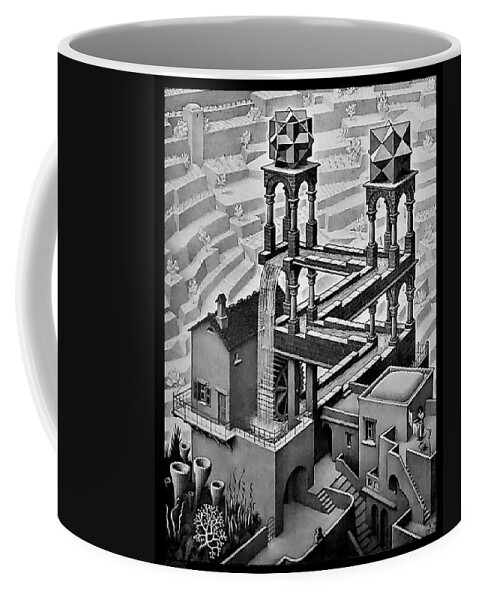 Maurits Cornelis Escher Coffee Mug featuring the photograph Escher 128 by Rob Hans