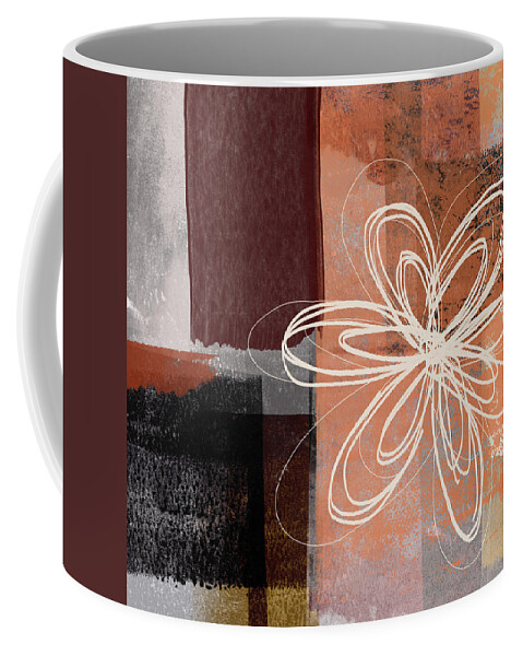 Flower Coffee Mug featuring the mixed media Espresso Flower 1- Art by Linda Woods by Linda Woods