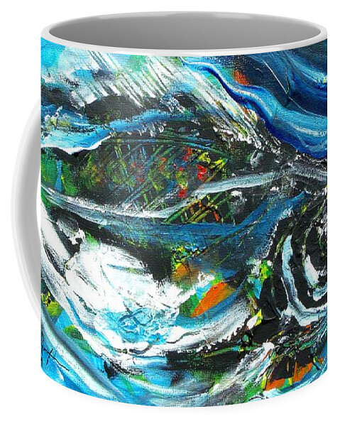 Fish Art Coffee Mug featuring the painting Essence of Snook by J Vincent Scarpace