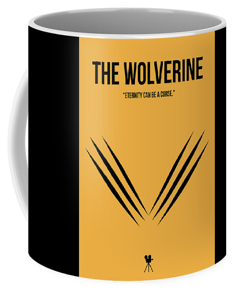 The Wolverine Coffee Mug featuring the digital art Eternity Can Be A Curse by Naxart Studio