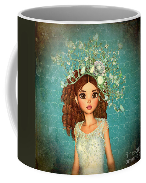 Evening-out-my-deanna Coffee Mug featuring the digital art Evening Out My Deanna by Diane K Smith