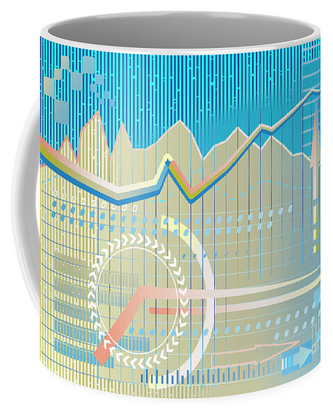 Success Coffee Mug featuring the digital art Everything Grows Up by Ariadna De Raadt