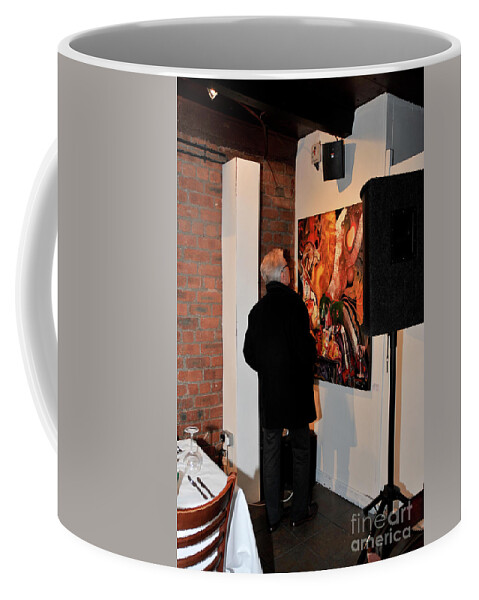 Exhibitions Coffee Mug featuring the painting Exhibition - 08 by James Lavott