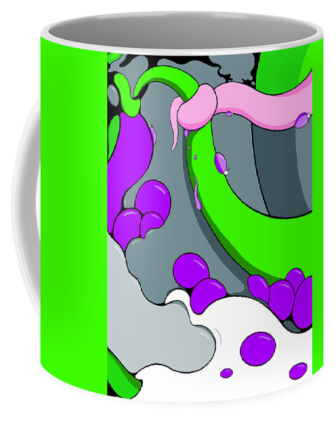 Vines Coffee Mug featuring the drawing Extracted by Craig Tilley