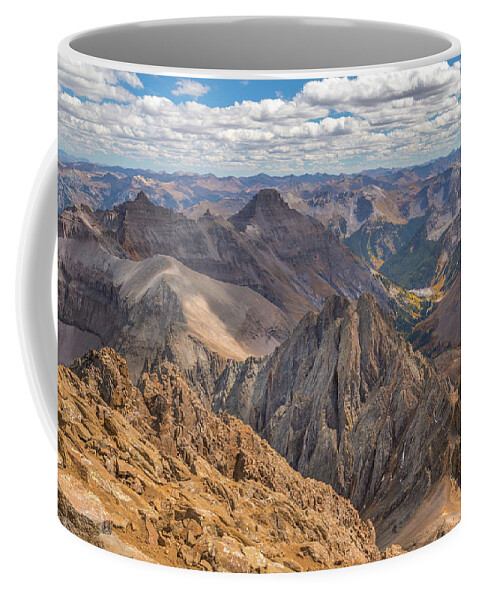 Mt Sneffels Coffee Mug featuring the photograph Fall in Love with the View by Jen Manganello