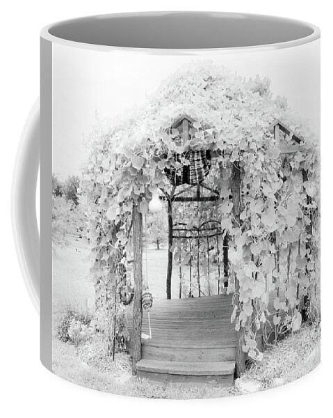 Black And White Photographs Coffee Mug featuring the photograph Fantasy Hut by Terri Morris