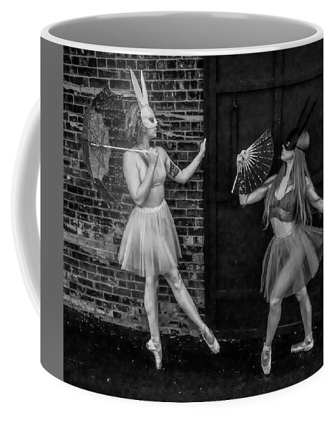 Surreal Coffee Mug featuring the photograph Fantasy in Brooklyn 1 by Alan Goldberg