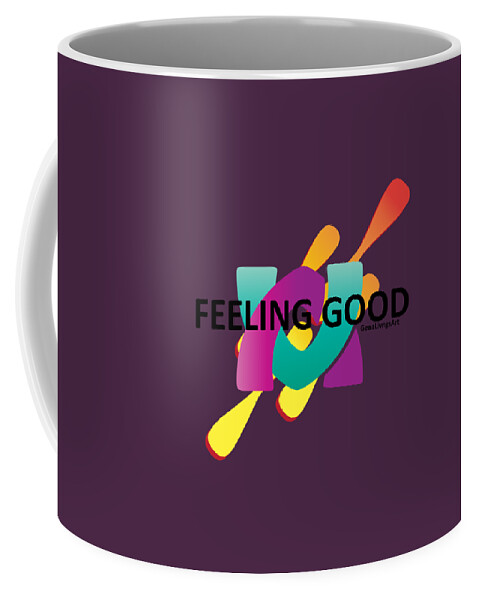  Coffee Mug featuring the digital art Feeling Good by Gena Livings