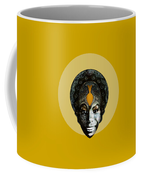 Nina Coffee Mug featuring the mixed media Feeling Good - Nina Simone by BFA Prints