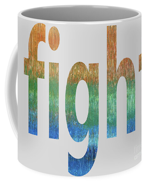 Fight Coffee Mug featuring the digital art Fight by Corinne Carroll