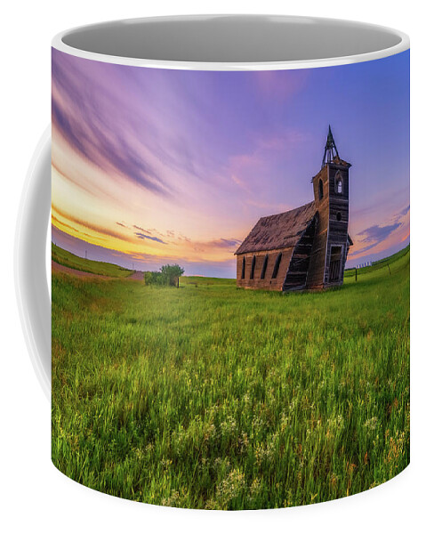 Rocky Valley Lutheran Church Coffee Mug featuring the photograph Final Sunrise by Darren White