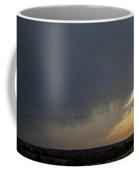 Nebraskasc Coffee Mug featuring the photograph First Storm Chase of 2019 004 by Dale Kaminski