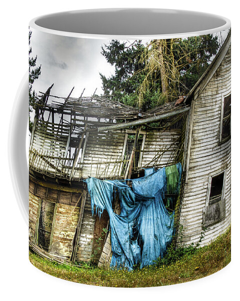 Fixer Upper Coffee Mug featuring the photograph Fixer Upper by Jean Noren