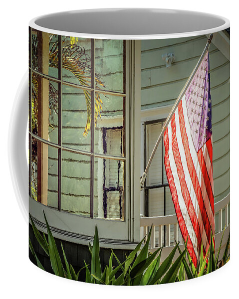 Flowers Coffee Mug featuring the photograph Flags 3 by Bill Chizek